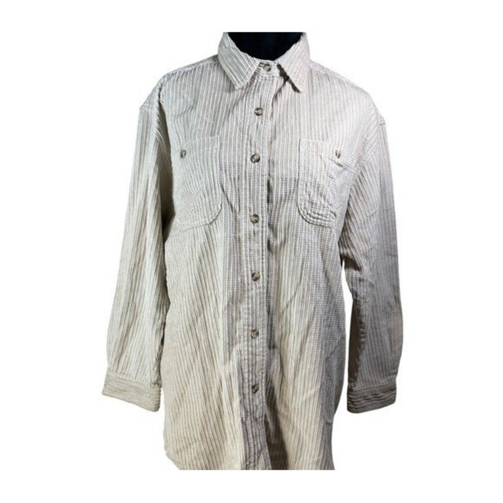 Vintage No Strings Attached Cream Corduroy granola girl granny earthy 90s